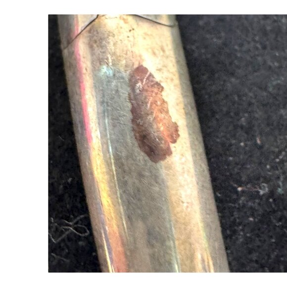 Sterling Silver Minimalist Bangle Bracelet 925 Marked Vintage Safety Chain READ - Picture 4 of 10